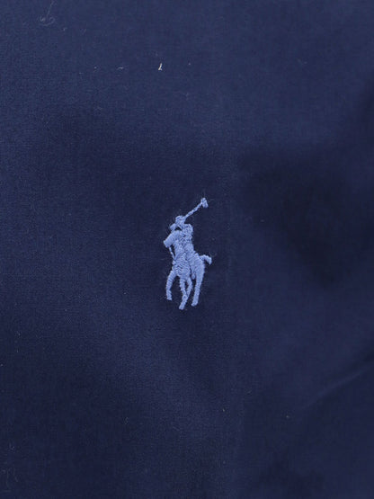 Polo Ralph Lauren Cotton shirt with front embroidered logo - Newport Navy