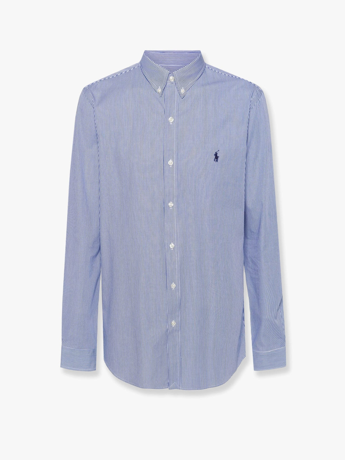 Polo Ralph Lauren Striped stretch cotton shirt - Blue White Hairline Strip