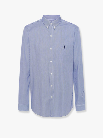 Polo Ralph Lauren Striped stretch cotton shirt - Blue White Hairline Strip