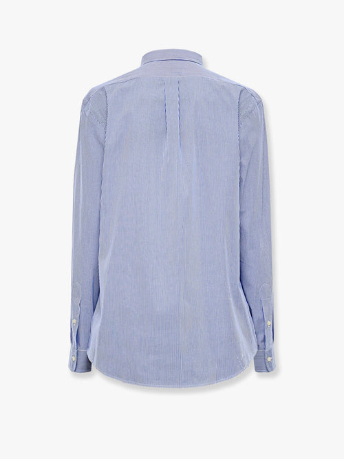 Polo Ralph Lauren Striped stretch cotton shirt - Blue White Hairline Strip