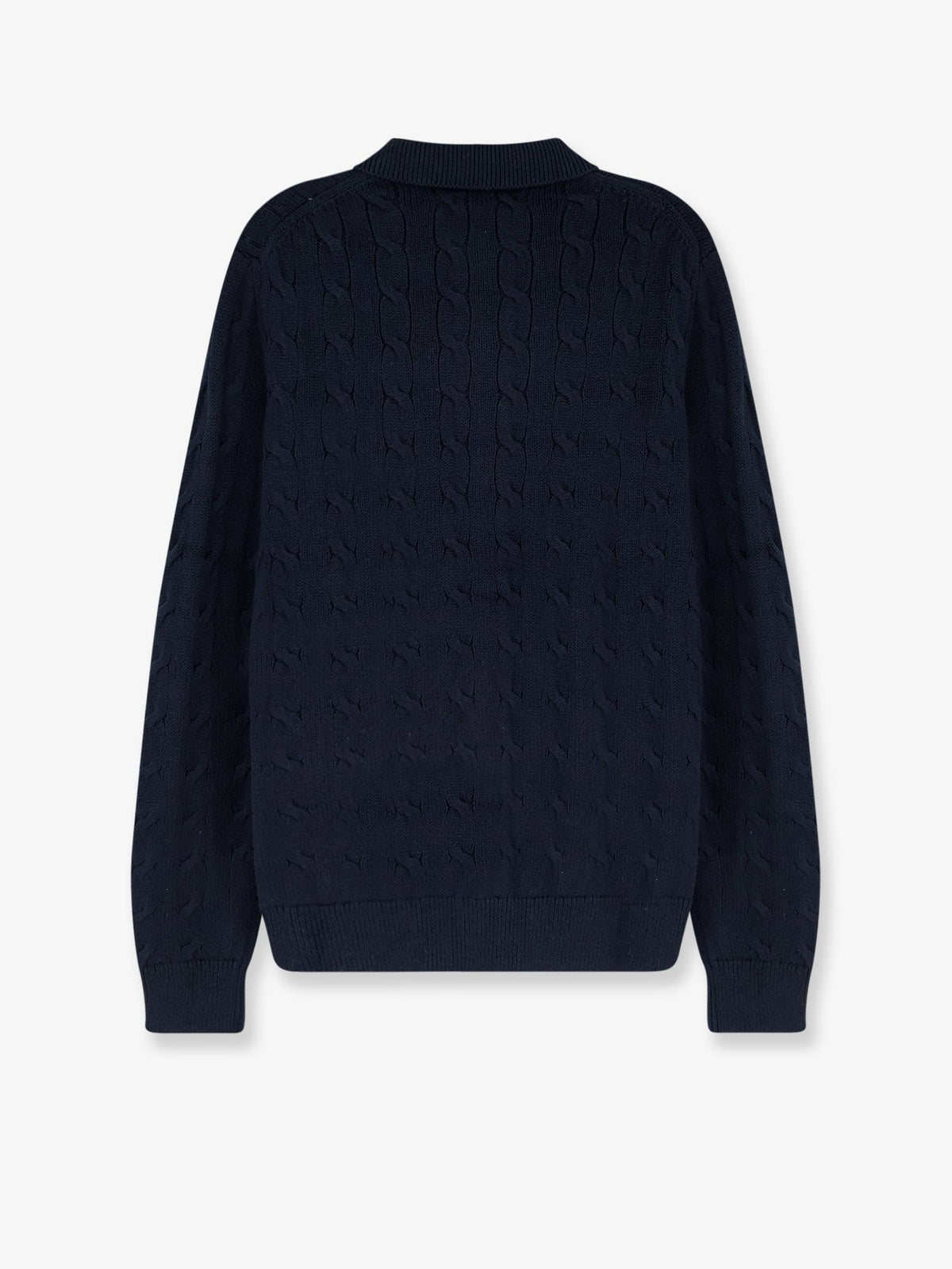 Polo Ralph Lauren Cotton cardigan with braided knit - Hunternavywc