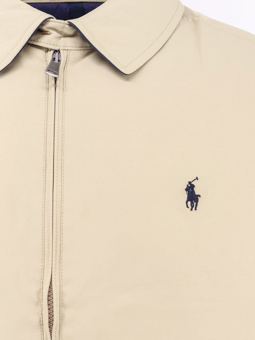 Polo Ralph Lauren Nylon down jacket with contrasting embroidered logo - Khakiuniform