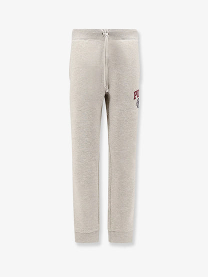 POLO RALPH LAUREN - Cotton blend jogging trousers with side logo print