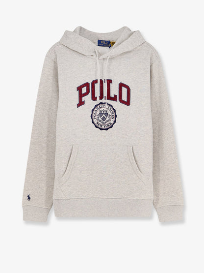 Polo Ralph Lauren Hooded cotton blend sweatshirt - Ltsportheather