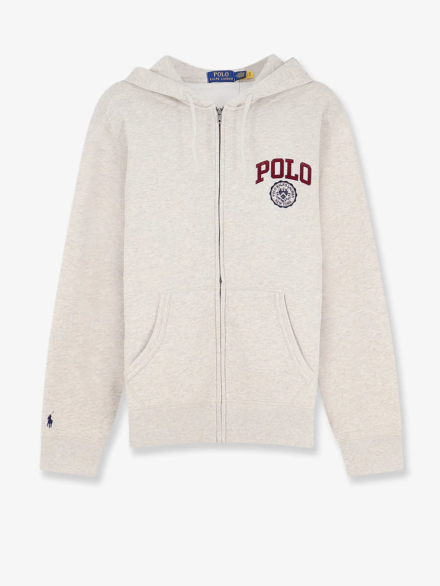 POLO RALPH LAUREN - Cotton blend sweatshirt with hood