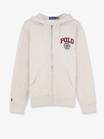 POLO RALPH LAUREN - Cotton blend sweatshirt with hood