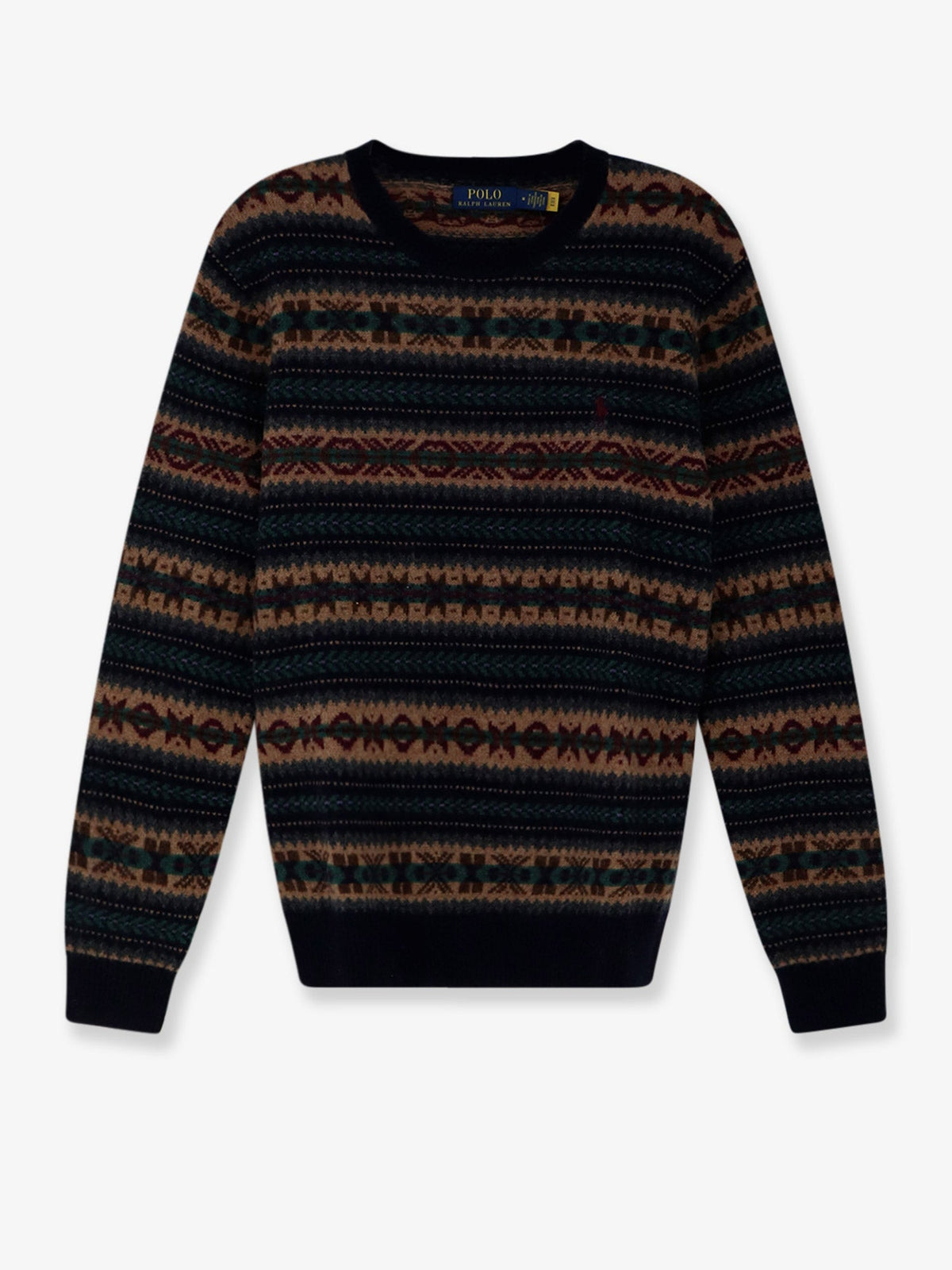Polo Ralph Lauren Responsible wool crew-neck sweater - Navycombo