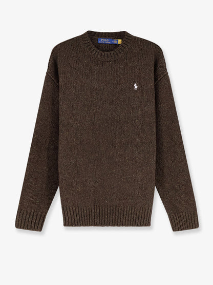 Polo Ralph Lauren Melange wool blend sweater - Olivebrownmarl