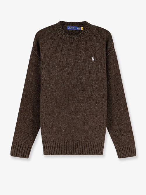 Polo Ralph Lauren Melange wool blend sweater - Olivebrownmarl