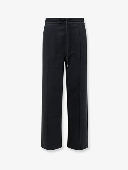 Polo Ralph Lauren Cotton blend trousers with embroidered logo - Poloblack