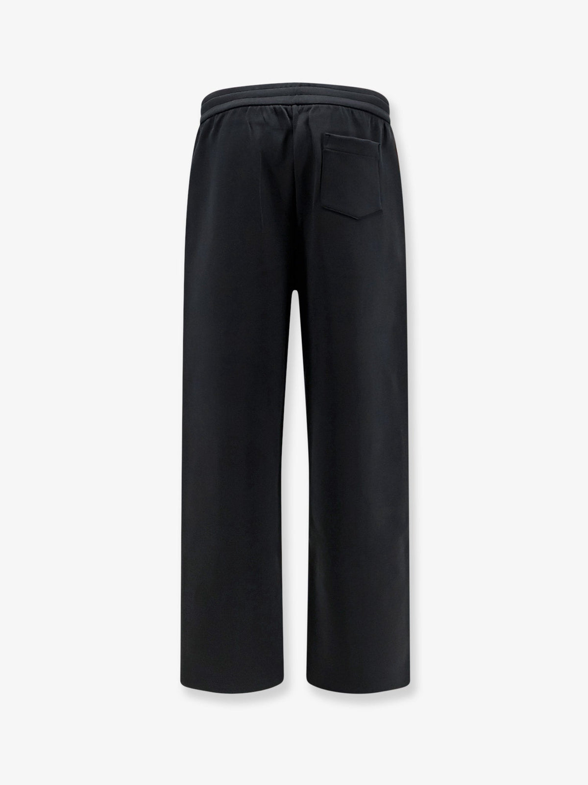 Polo Ralph Lauren Cotton blend trousers with embroidered logo - Poloblack