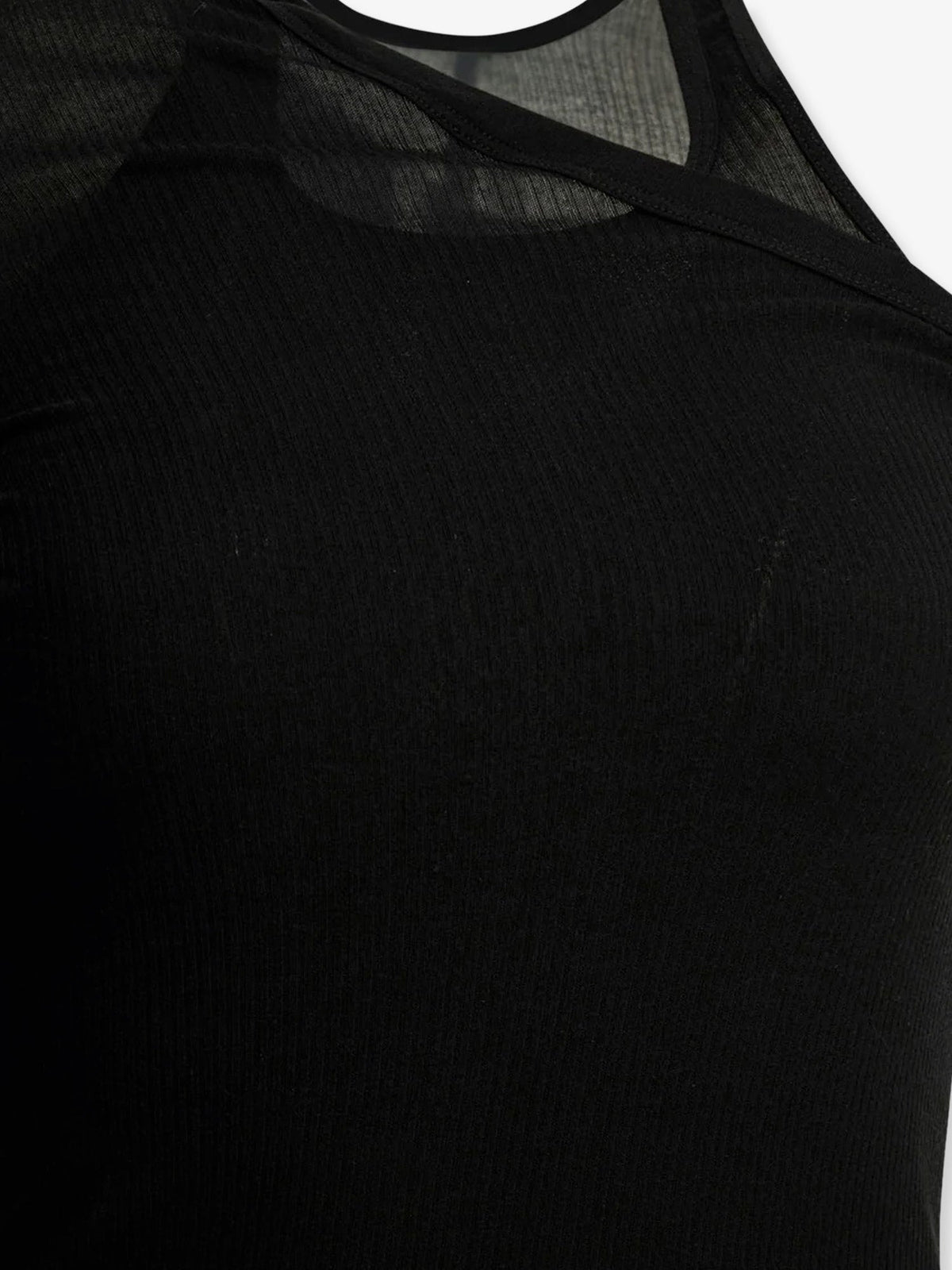 Rick Owens Banana Cotton Tank Top - Black