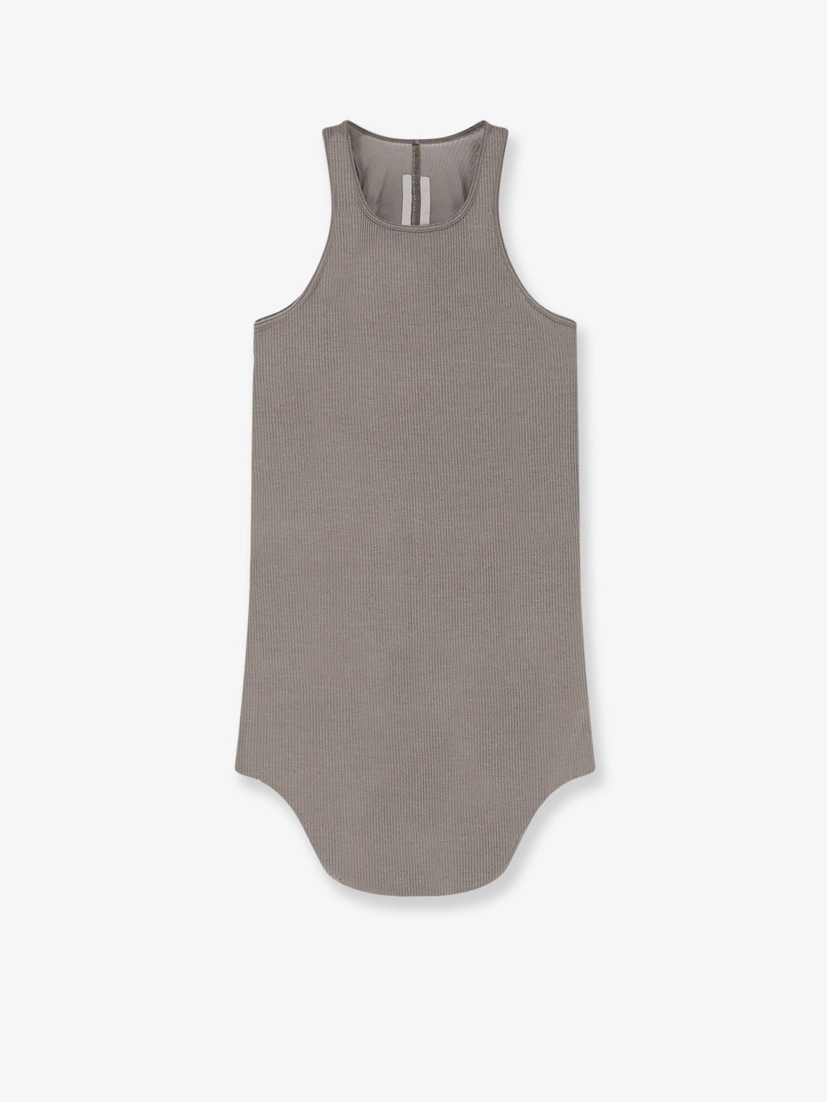 Rick Owens Tower cotton and silk blend tank top - Dust