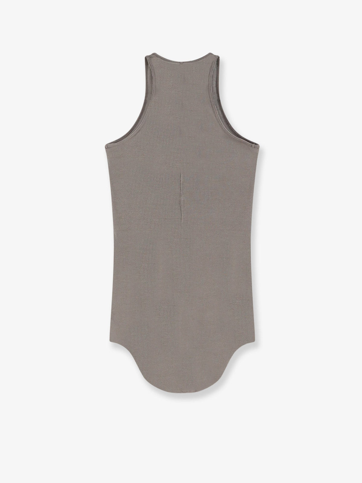 Rick Owens Tower cotton and silk blend tank top - Dust