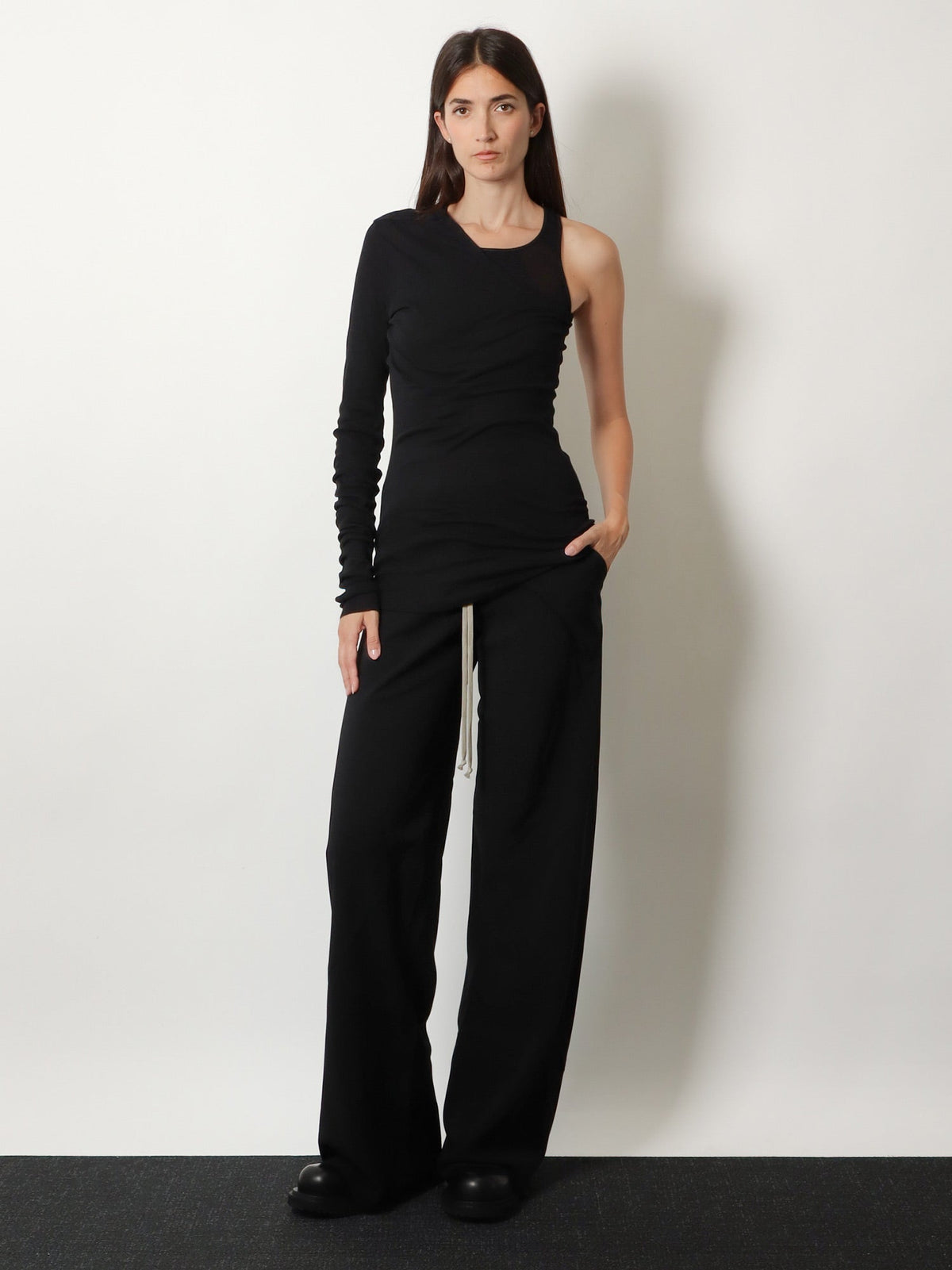 Rick Owens Banana Cotton Tank Top - Black
