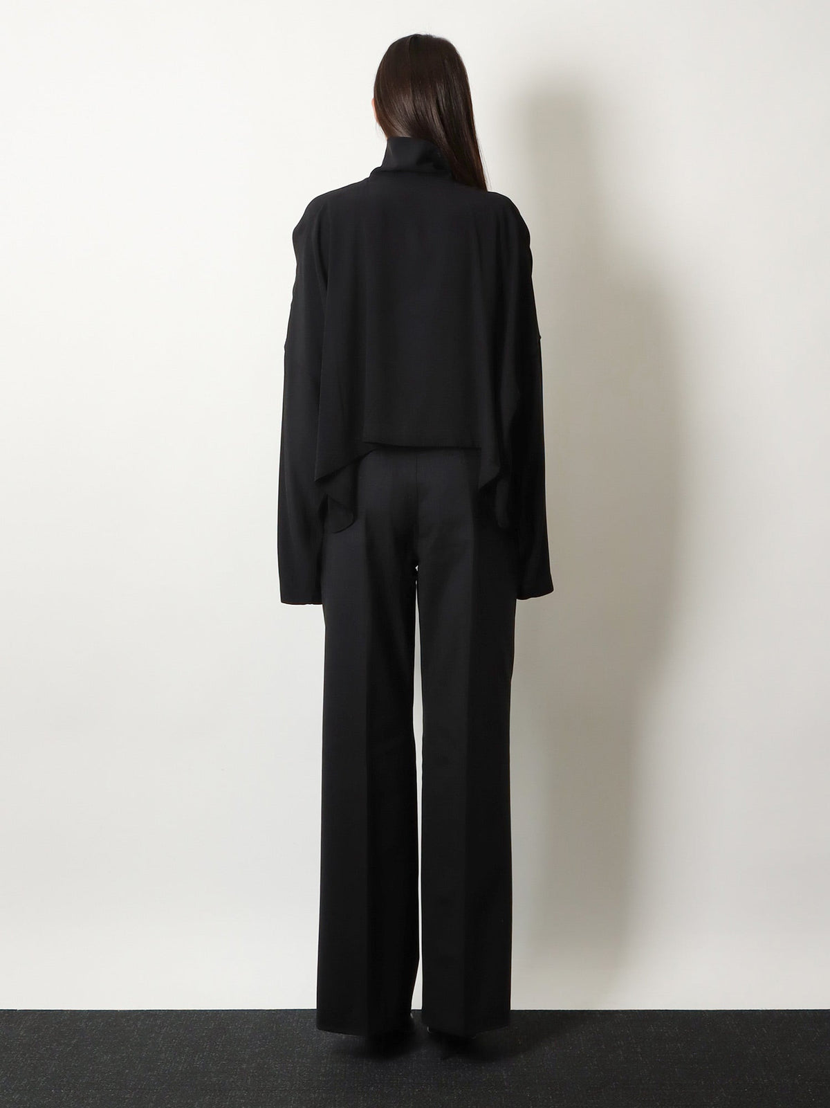 Rick Owens Jumbo Tabard alpaca and wool blend top - Black
