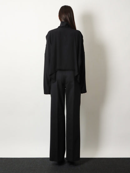 Rick Owens Jumbo Tabard alpaca and wool blend top - Black