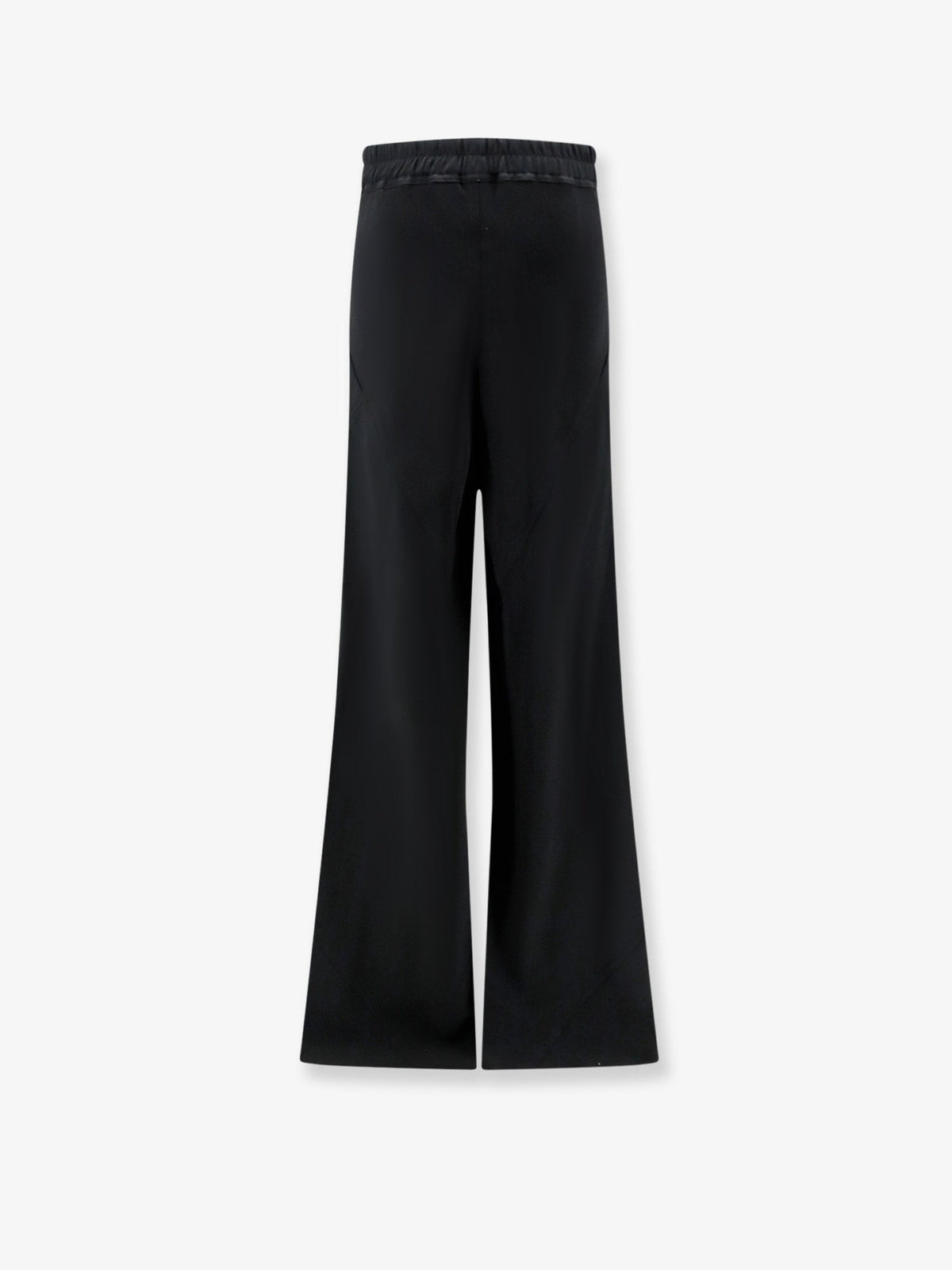 Rick Owens Bias viscose and silk trousers - Black