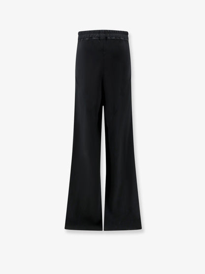 Rick Owens Bias viscose and silk trousers - Black