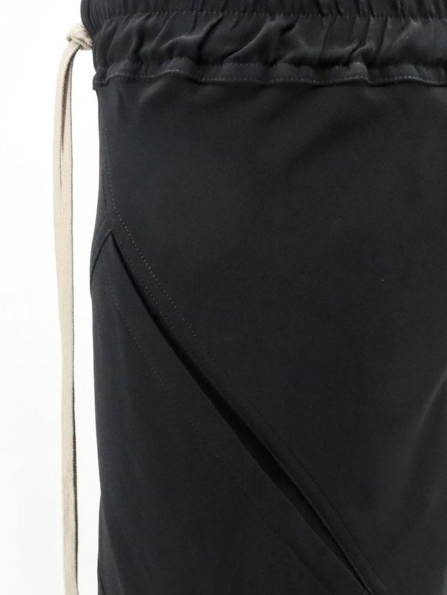 Rick Owens Bias viscose and silk trousers - Black