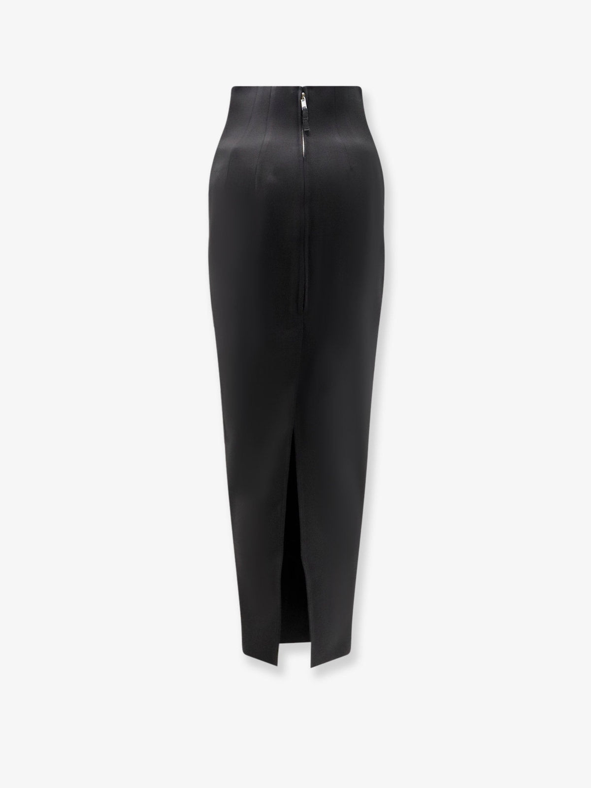 Rick Owens Dirt Pillar Long Stretch Wool Blend skirt - Black