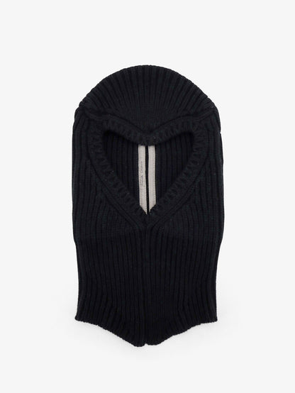 Rick Owens Porteville cashmere and wool blend balaclava - Black
