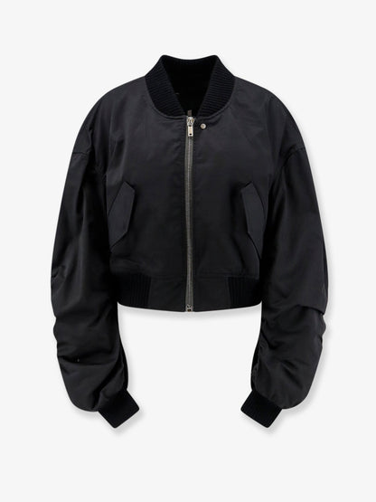 Rick Owens Secchia nylon and cotton blend crop jacket - Black
