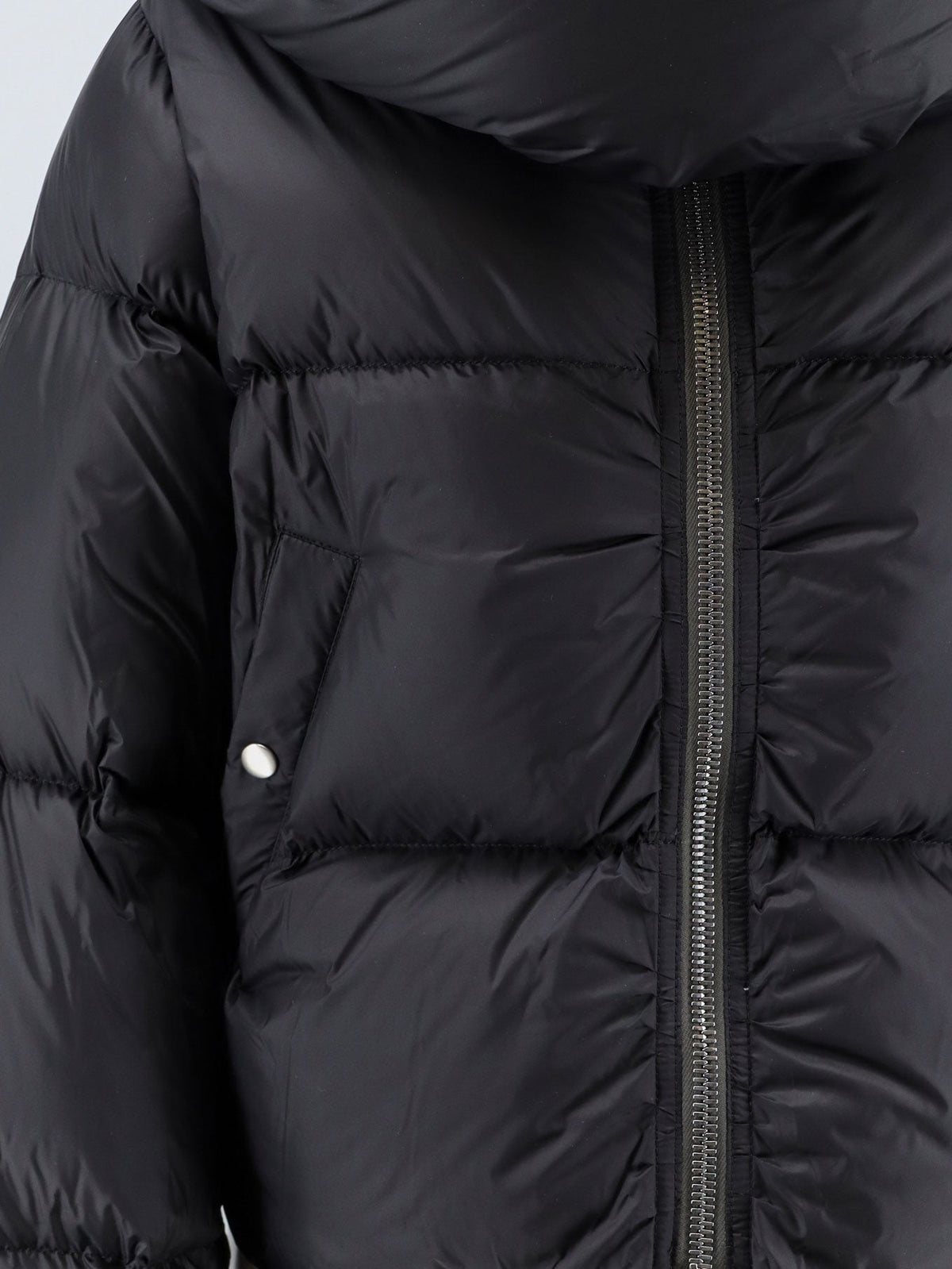 Rick Owens Crop-fit nylon down jacket - Black