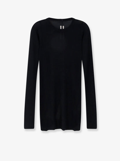 Rick Owens Viscose and silk blend T-shirt - Black