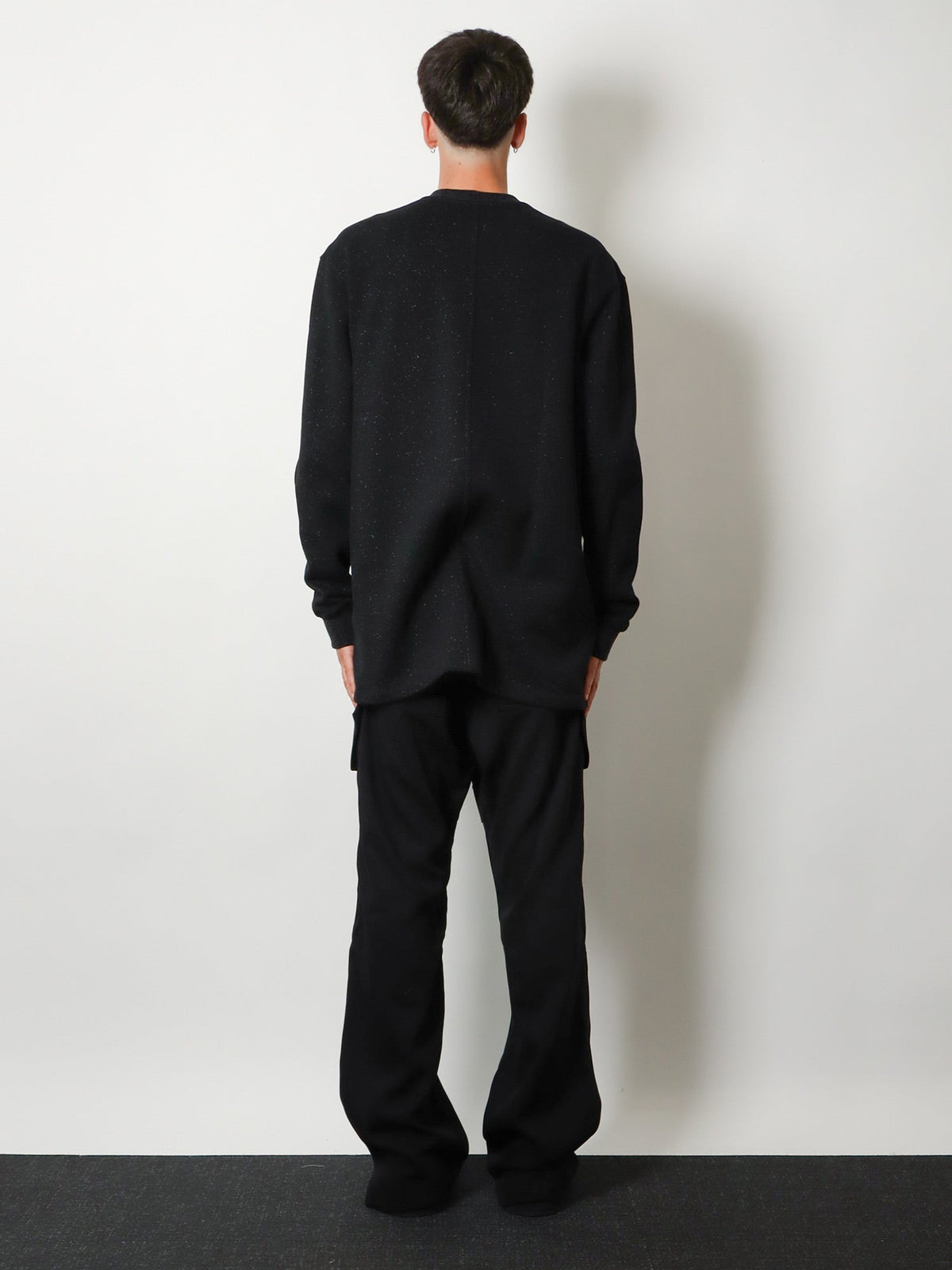 Rick Owens Wool and cotton blend sweater - Black