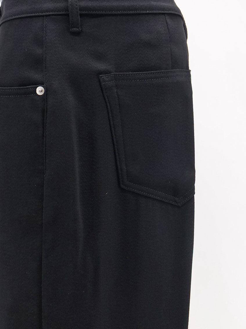 Rick Owens Geth Jeans wool trousers - Black