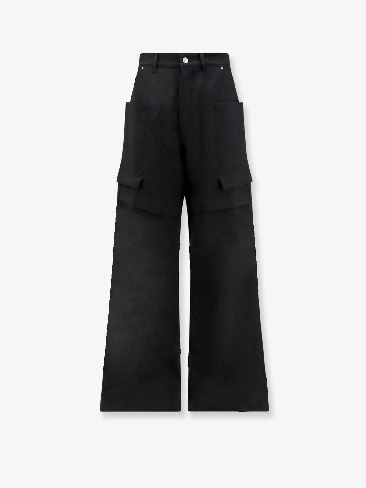 Rick Owens Stefan Cargo Virgin Wool trousers - Black