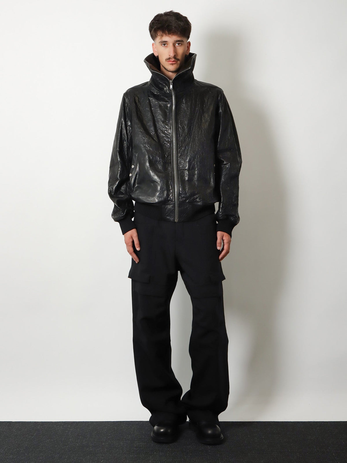 Rick Owens Stefan Cargo Virgin Wool trousers - Black