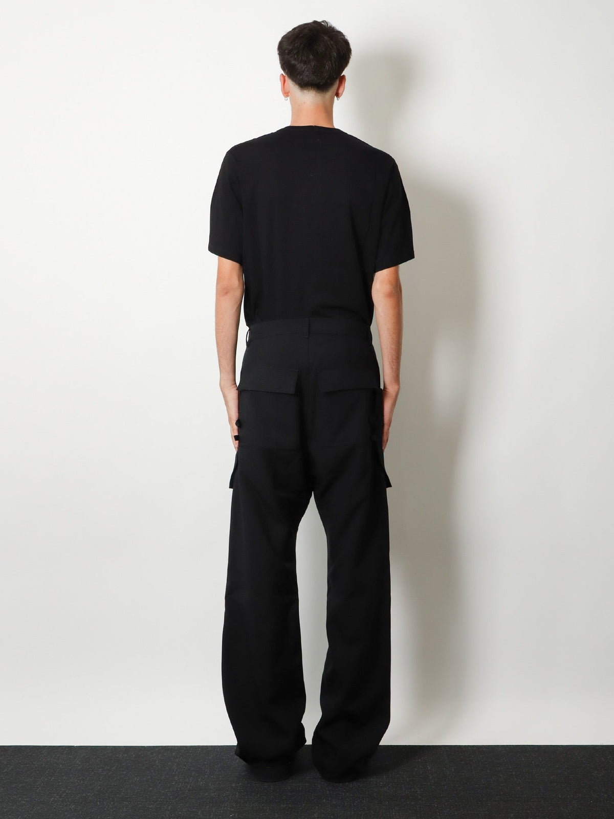 Rick Owens Stefan Cargo Virgin Wool trousers - Black