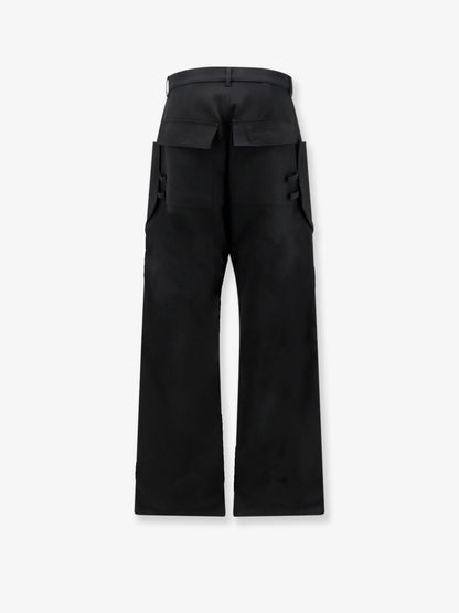 Rick Owens Stefan Cargo Virgin Wool trousers - Black