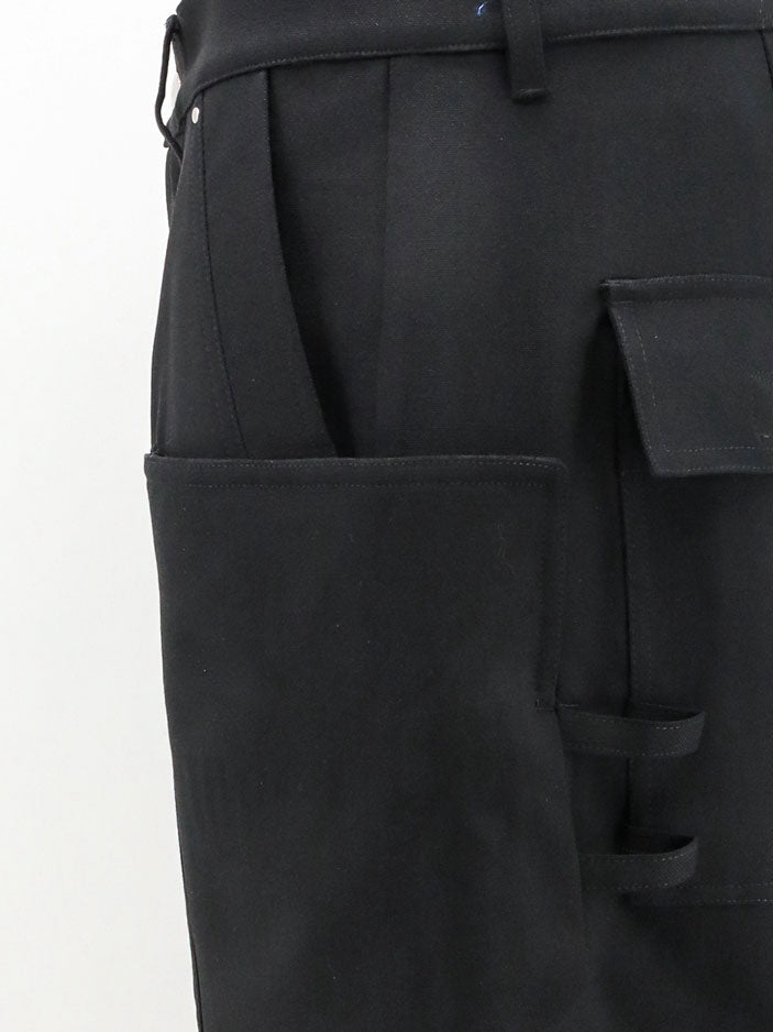 Rick Owens Stefan Cargo Virgin Wool trousers - Black