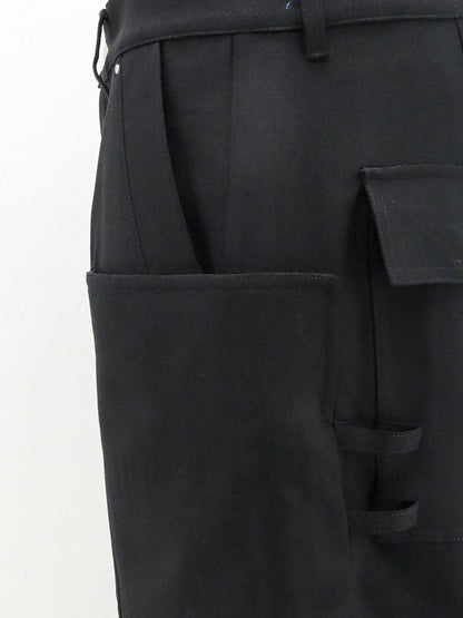 Rick Owens Stefan Cargo Virgin Wool trousers - Black