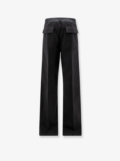 Rick Owens Dietrich cotton trousers - Black