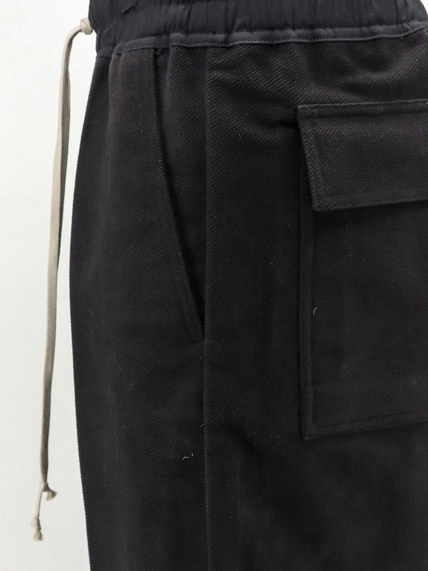 Rick Owens Dietrich cotton trousers - Black