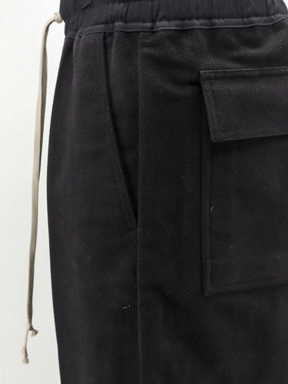 Rick Owens Dietrich cotton trousers - Black