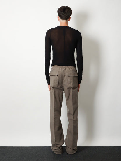 Rick Owens Dietrich cotton trousers - Dust
