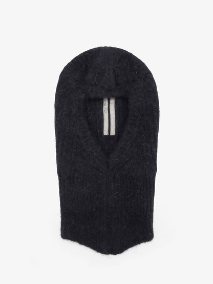 Rick Owens Alpaca and wool blend balaclava - Black