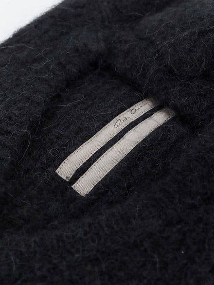 Rick Owens Alpaca and wool blend balaclava - Black