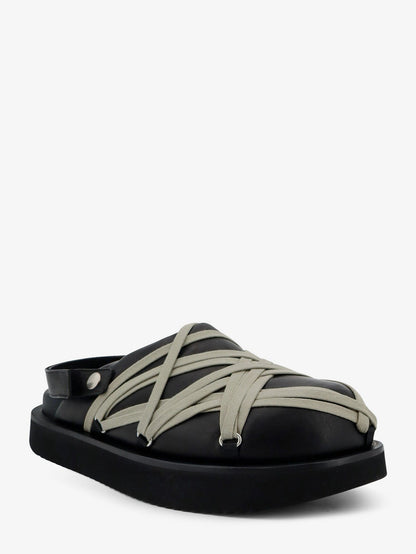 Rick Owens Megalace leather sandals - Blackpearl