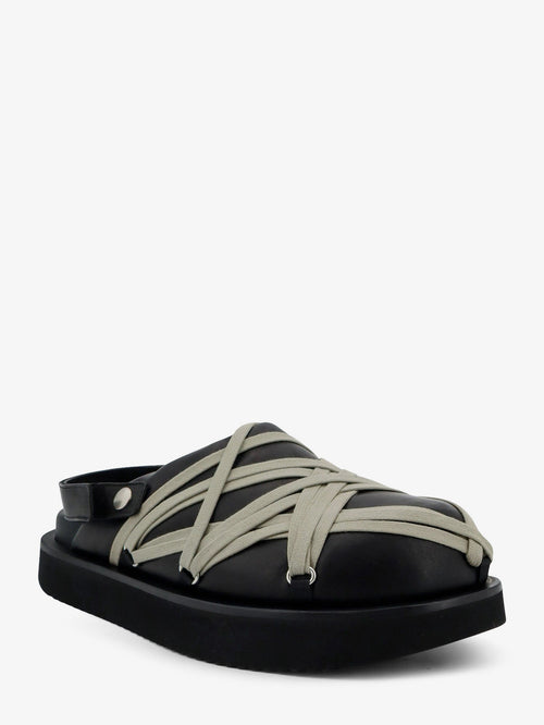 Rick Owens Megalace leather sandals - Blackpearl
