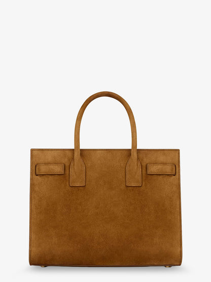 Saint Laurent Sac de Jour Baby suede handbag - Orange Car Co/Occ