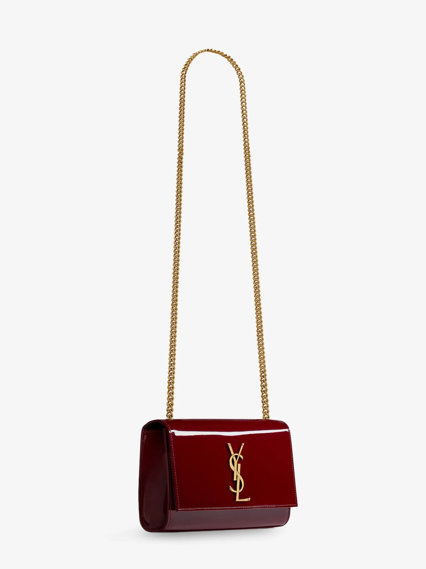 SAINT LAURENT - Kate patent leather crossbody bag