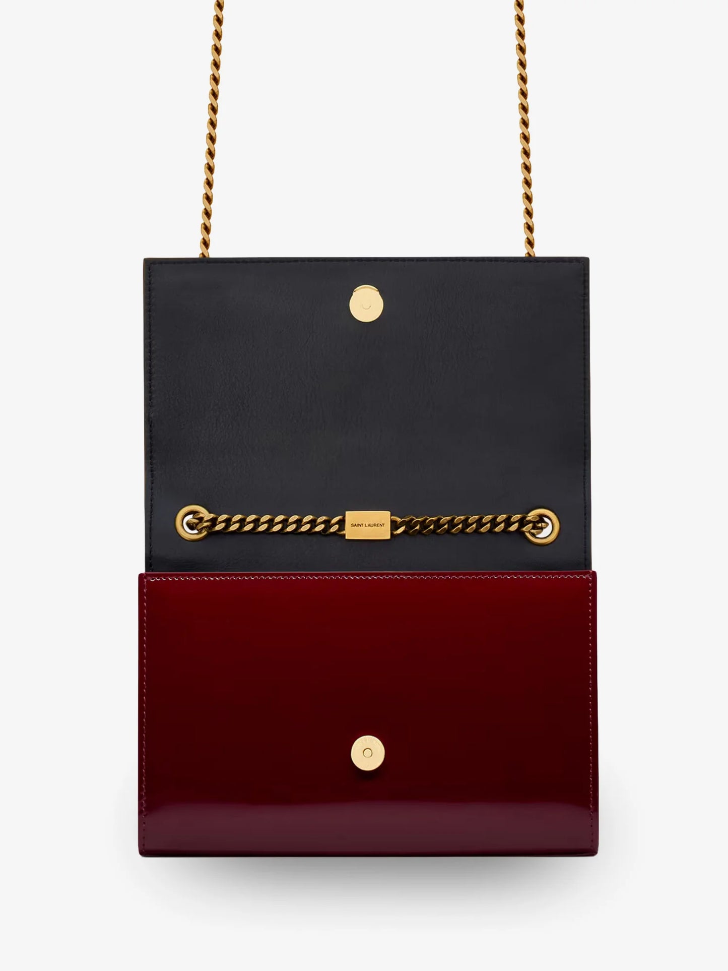 SAINT LAURENT - Kate patent leather crossbody bag