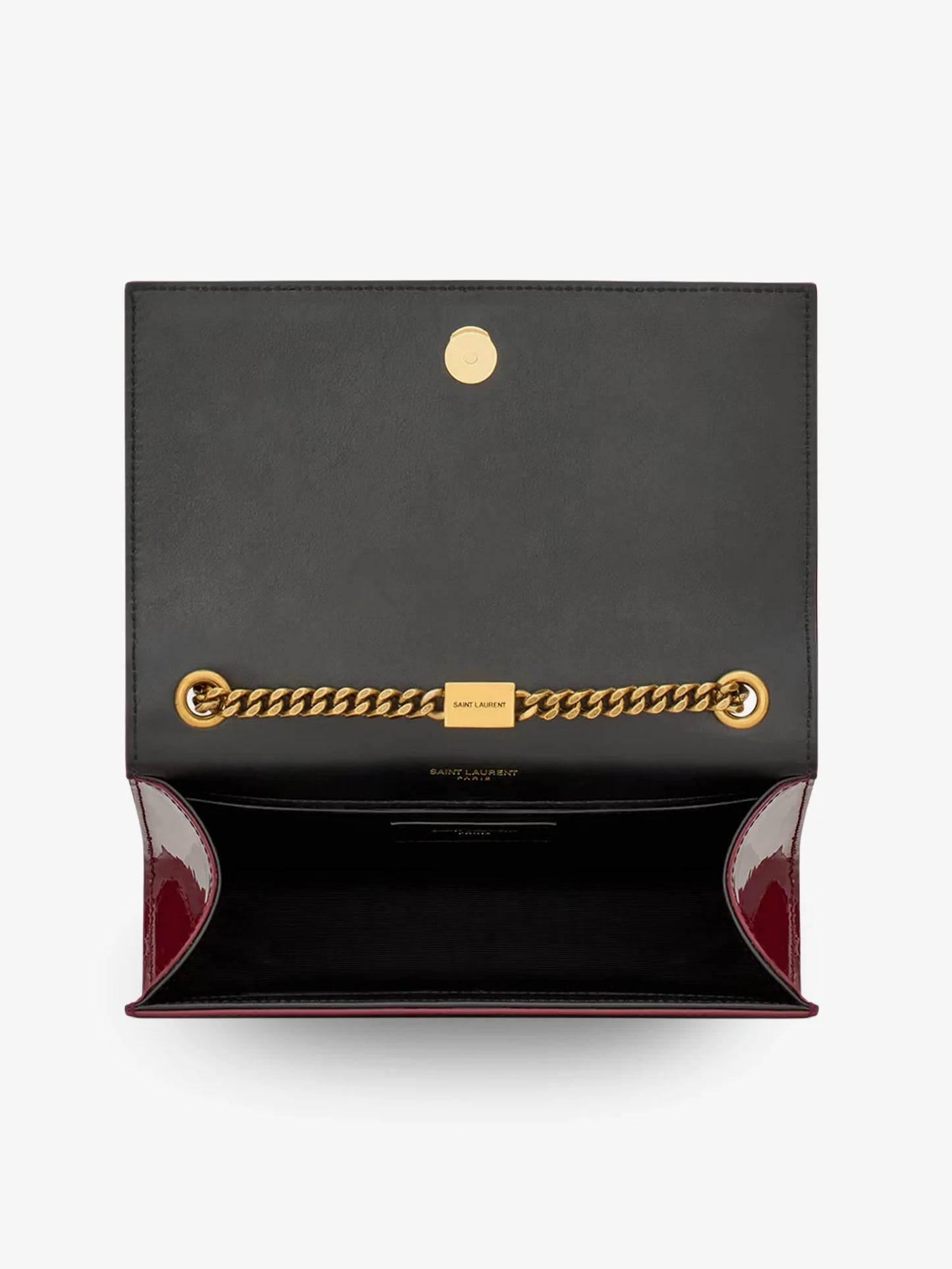 SAINT LAURENT - Kate patent leather crossbody bag