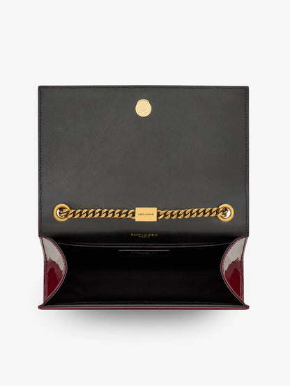 SAINT LAURENT - Kate patent leather crossbody bag